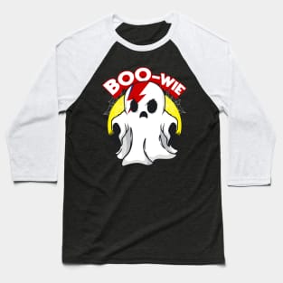 Funny Retro Rock and Roll Ghost Men Kids Women Halloween Baseball T-Shirt